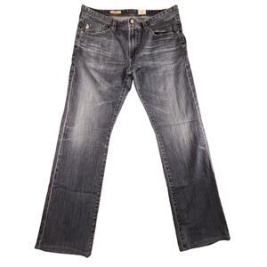 Adriano Goldschmeid (AG) The Protege Men's Straight Leg Blue Denim Jeans Size 36